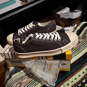 Hood by Air Black and White Athletic Shoes